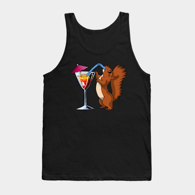 Squirrel Party Tank Top by underheaven